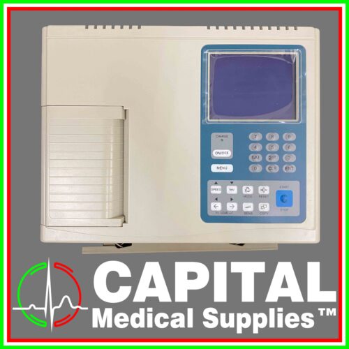 ECG Machine  6 Channel, 5.1" LCD screenPaper size:112mm*20m roll type