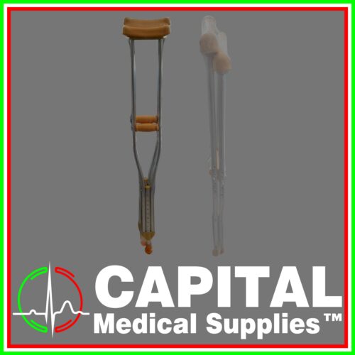 Aluminum Crutch Adult Single