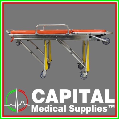 Ambulance Emergency Stretcher Bed Red