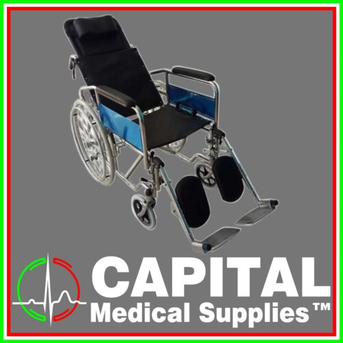 Reclining Wheelchair with commode