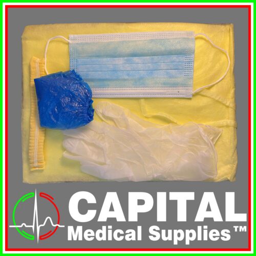 PPE, Medical Isolation Gown, Non-Woven Color Yellow, 20 GSM