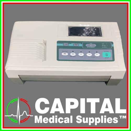 ECG Machine  with Interpretation (three channel)