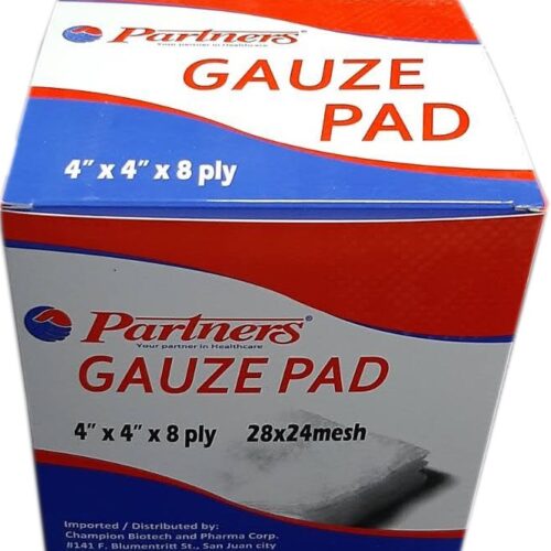 Sterile Gauze Pad 4" x 4" x 8 Ply, (28x24), 20Pck/Bx