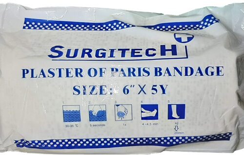 Plaster of Paris Bandage 6" x 5 yards
