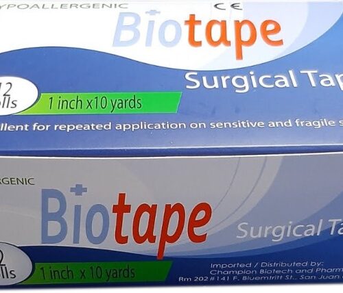Surgical Tape 1 inch x 10 yard, 12Rolls