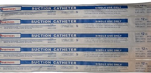 Suction Catheter Fr. 12, 5Pcs