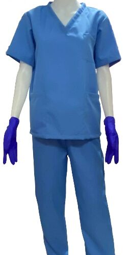 Scrubsuit Set  Female, Medium, Blue