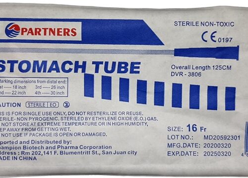 NGT Stomach Tube Fr. 16 with Cover, 1Pc