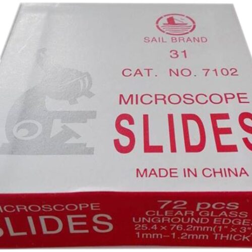 Microscope Slides Plain Glass, Clear Edge, CAT 7102, 72s
