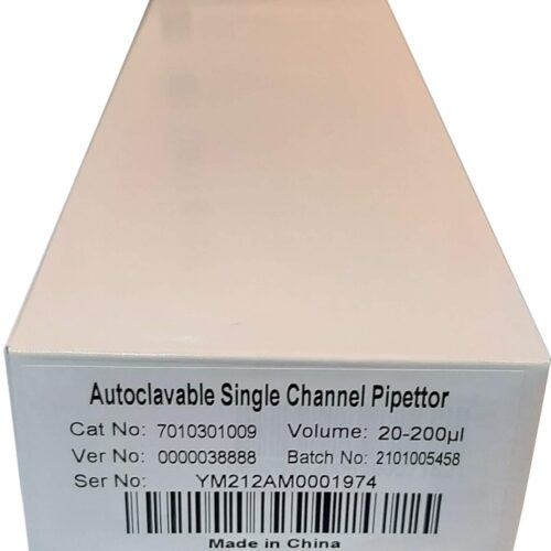 Micropipette, Autoclavable Pipettor, 20-200uL