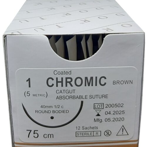 Suture Chromic Round 1