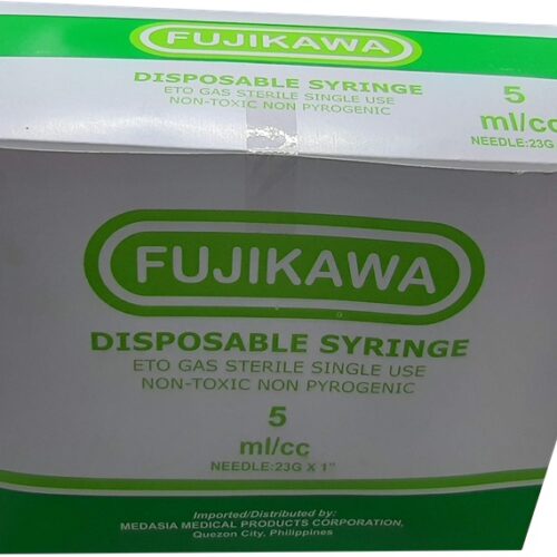 Disposable Syringe  5 cc/mL, 23G x 1", 100pcs