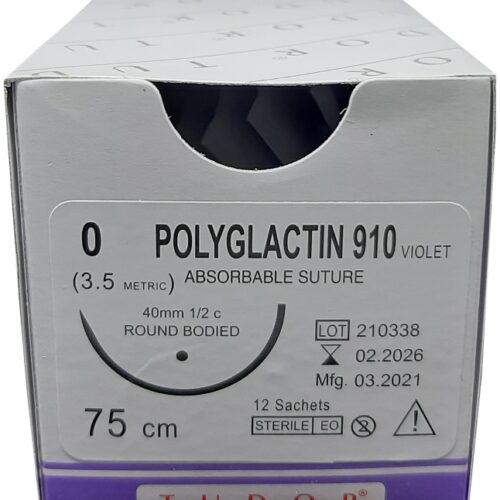 Suture Polyglactin  Round 0