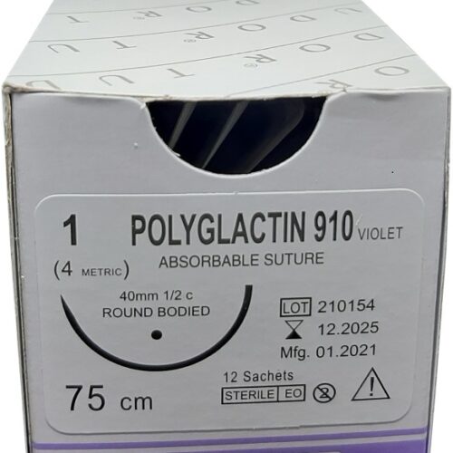 Suture Polyglactin  Round 1