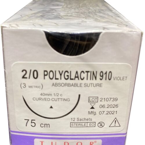 Suture Polyglactin  Curve Cutting 2/0