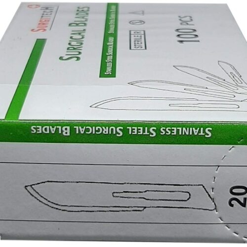 Surgical Blade, 100's  #20, Stainless Steel