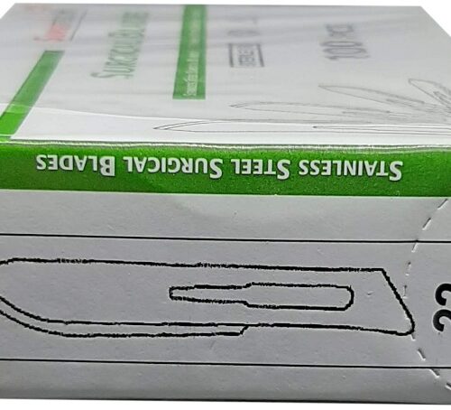 Surgical Blade, 100's  #22, Stainless Steel