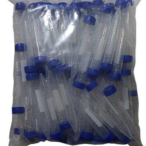 Centrifuge Tubes 15mL, Conical Bottom, 100pcs