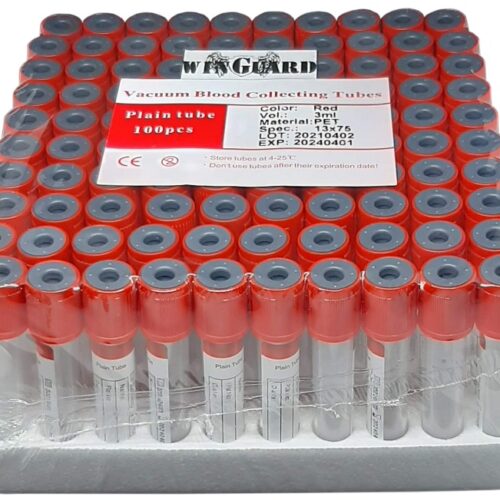 Vacuum Blood Collection Tube Orange Top, Clot Activator , 3mL