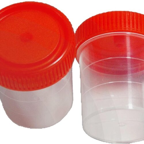 Specimen Container, ( Urine ), Screw Cap Non-Sterile, 60mL, 500pcs