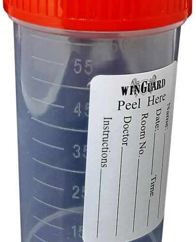 Specimen Container, ( Urine ), with Label Non-Sterile, 60mL, 500pcs