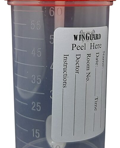 Specimen Container, ( Stool ), with Label Non-Sterile, 60mL, 500pcs