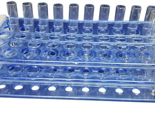 Test Tube Rack Blue, 50 well