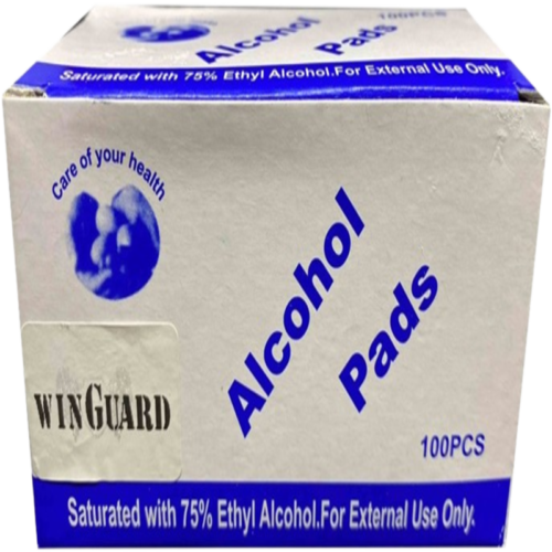 Alcohol Pad, Saturated, 70% Isopropyl Alcohol Isoprophyl, Sterile, 100pcs