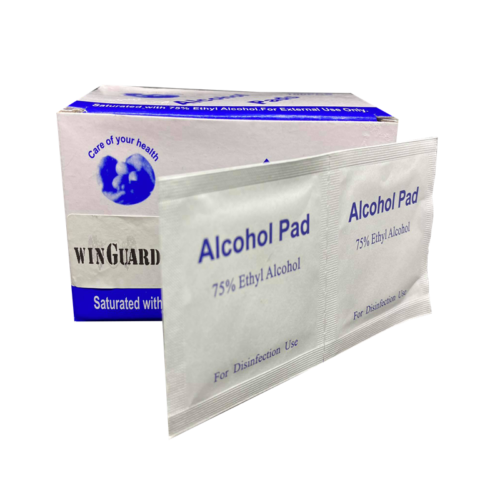 Alcohol Pad, Saturated, 70% Isopropyl Alcohol Isoprophyl, Sterile, 100pcs