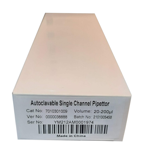 Micropipette, Autoclavable Pipettor,  20-200uL