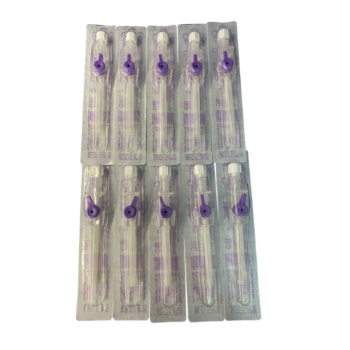 IV Cannula with wings/inj Valve G. 26, 10pcs