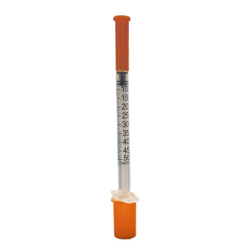 Insulin Syringe 0.5cc 30Gx1/2", Sterile