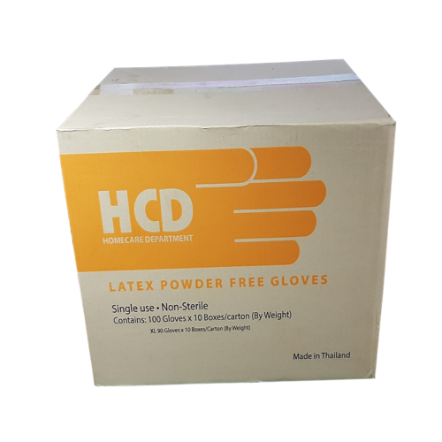 HCD, Latex Powder Free, Examination Gloves