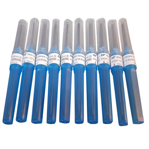 Multisample Needle Gauge 23 x 1 1/2, 10pcs