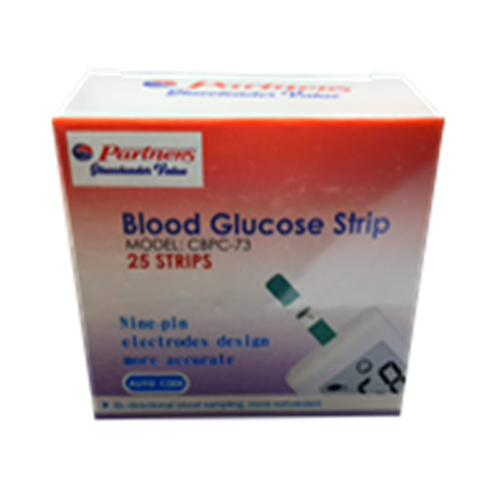 Blood Glucose Test Strips Auto Code, 25 strips