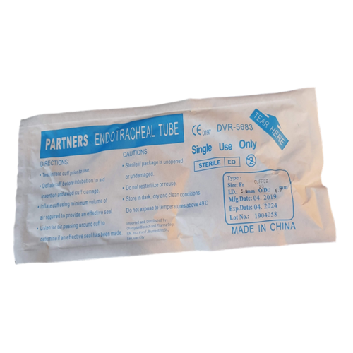 Endotracheal Tube Fr. 20 / ID 5.0, Cuffed