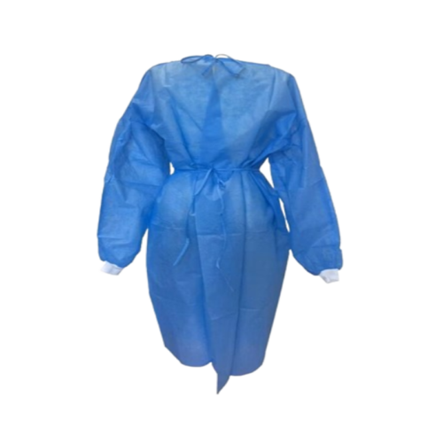 PPE, Medical Isolation Gown, Non-Woven Color Blue, 20 GSM, 1pc