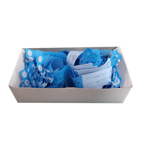 Identification Bracelet Pedia Blue, 100pcs