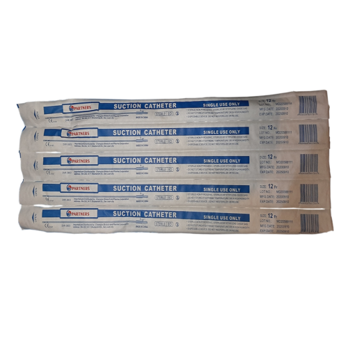 Suction Catheter  Fr. 12, 5Pcs