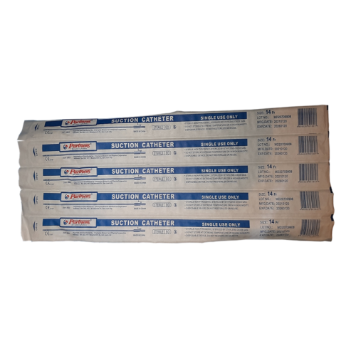 Suction Catheter  Fr. 14, 5Pcs