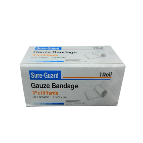 Gauze Bandage 3 x 10 yards 12 Rolls