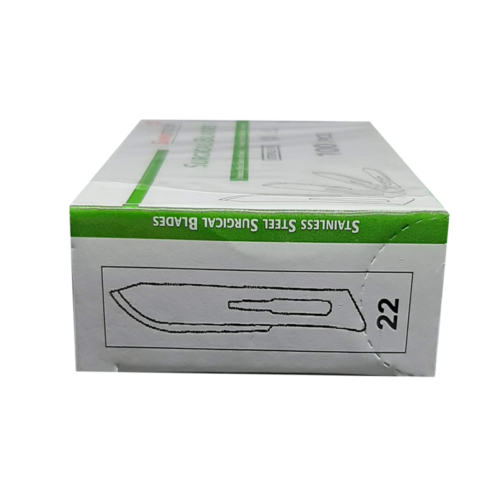Surgical Blade, 100's #22, Stainless Steel