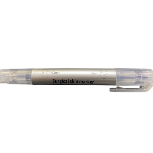Surgical Skin Marker Eyebrow Pen Tattoo With Measuring Ruler