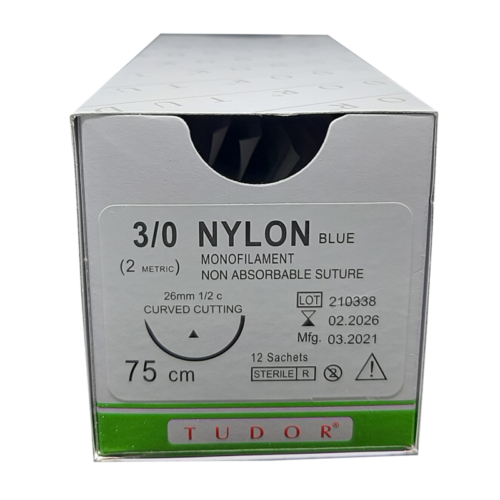Suture Nylon  Curve Cutting 3/0, 12pcss