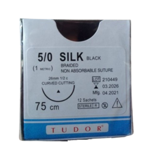 Suture Silk Curve Cutting 5/0