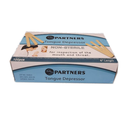 Tongue Depressor, Disposable 6" 100pcs