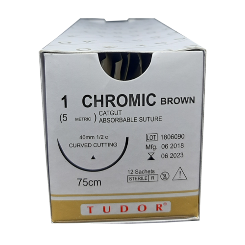 Suture Chomic Curve Cutting 1 12pcs