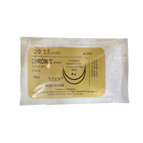 Suture Chromic Double Needle 2/0