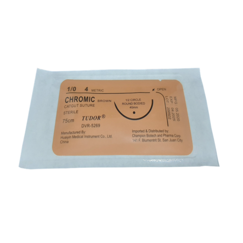 Suture Chromic Round 1/0