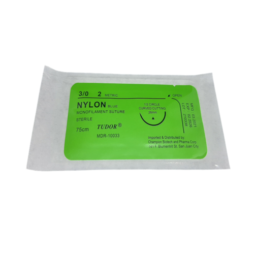 Sutures Nylon 3/0 Curve Cutting 1pc